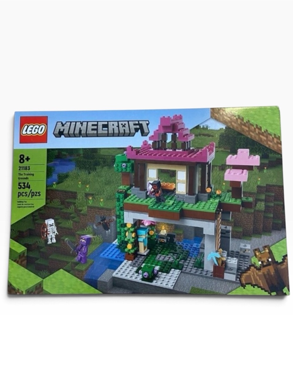 Lego Minecraft The Training Grounds 21183 Building Kit 534 Pieces Ages 8+